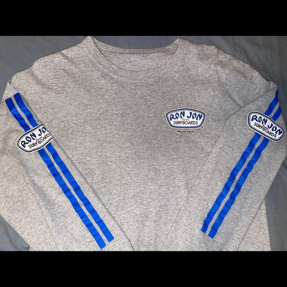 A long sleeve Ron Jon shirt